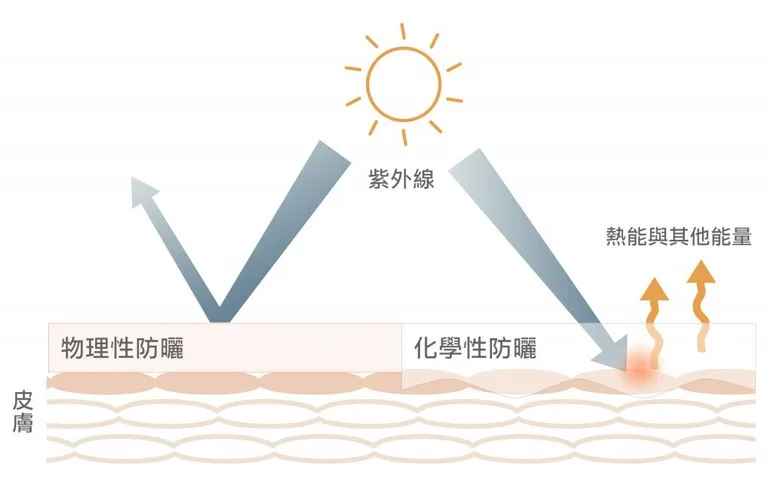 物理防曬 化學防曬 